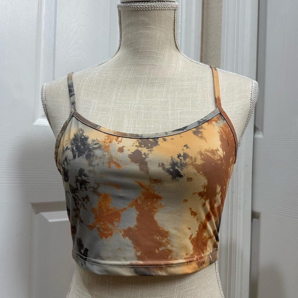 SHEIN Elegant Cream and Gold Fabric size S